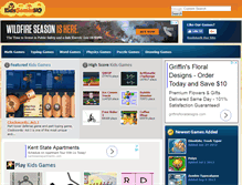 Tablet Screenshot of kidsgameshq.com